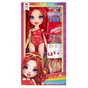 Rainbow High Swim&Style Fashion Doll - Ruby